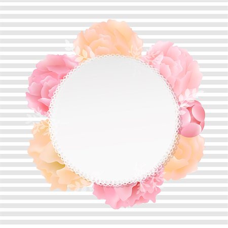 peony art - Flowers Banner With Gradient Mesh, Vector Illustration Stock Photo - Budget Royalty-Free & Subscription, Code: 400-09062470