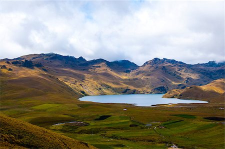riobamba - An andean lake located at Chimborazo province Ecuador. Foto de stock - Super Valor sin royalties y Suscripción, Código: 400-09062862