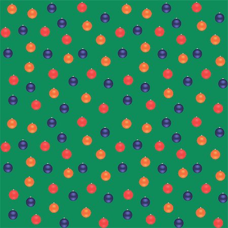 stokkoval (artist) - Christmas ball seamless pattern in vintage style with various pattern of ball such as stripe, snowflake, star, colourful flat design Foto de stock - Super Valor sin royalties y Suscripción, Código: 400-09070046