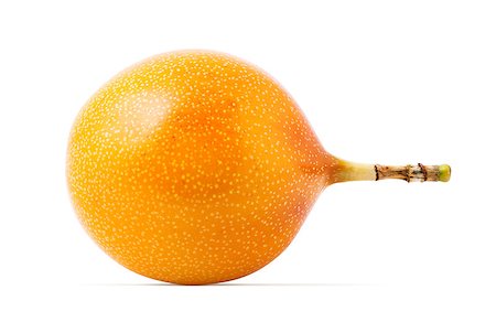 passiflora - Granadilla or grenadia passionfruit isolated on white background. Clipping path included Photographie de stock - Aubaine LD & Abonnement, Code: 400-09084681