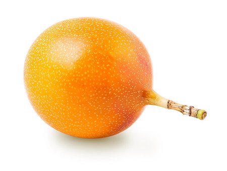 passiflora - Granadilla or grenadia passionfruit isolated on white background. Clipping path included Photographie de stock - Aubaine LD & Abonnement, Code: 400-09084682
