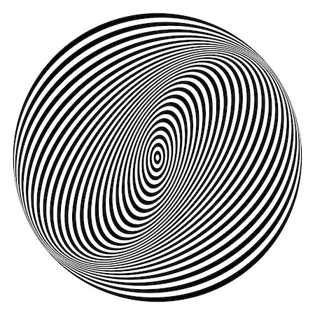 simsearch:400-07932198,k - Rotation torsion movement illusion. Op art circle design element. Vector illustration. Foto de stock - Super Valor sin royalties y Suscripción, Código: 400-09084826