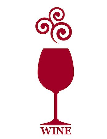 simsearch:400-08791429,k - full red wine goblet decorative icon on white background Stockbilder - Microstock & Abonnement, Bildnummer: 400-09088236