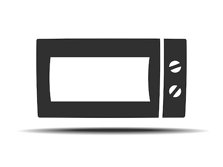 Microwave vector icon. Home appliances symbol. Modern, simple flat vector illustration for web site or mobile app Stock Photo - Budget Royalty-Free & Subscription, Code: 400-09089313