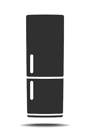 fridge magnet - Fridge vector icon, refrigerator symbol on white background. Home appliances symbol. Modern, simple flat vector illustration for web site or mobile app Stock Photo - Budget Royalty-Free & Subscription, Code: 400-09089322
