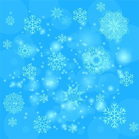 simsearch:400-08407579,k - Abstract Winter Snow Background. Abstract Winter Pattern.  Snowflakes Background Photographie de stock - Aubaine LD & Abonnement, Code: 400-09089338