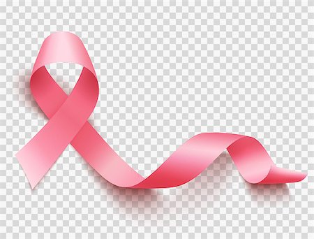 simsearch:400-04271854,k - Realistic pink ribbon, breast cancer awareness symbol, vector illustration Stock Photo - Budget Royalty-Free & Subscription, Code: 400-09089646