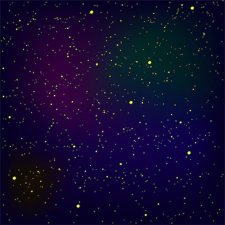 Set of Yellow Stars Isolated on Blue Sky Background. Stars Background. Milky Way Stock Photo - Budget Royalty-Free & Subscription, Code: 400-09089679