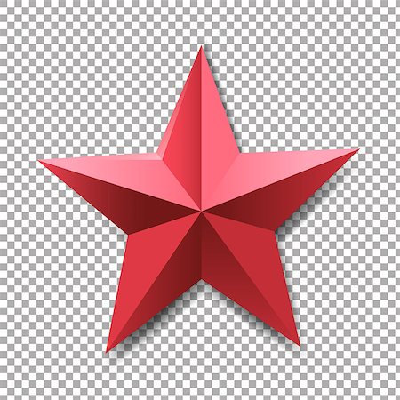 Red Star Gradient Mesh, Vector Illustration Foto de stock - Royalty-Free Super Valor e Assinatura, Número: 400-09089995
