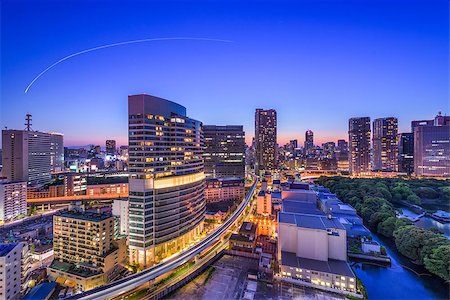 simsearch:400-06640466,k - Tokyo, Japan cityscape in Shiodome. Stock Photo - Budget Royalty-Free & Subscription, Code: 400-09080115