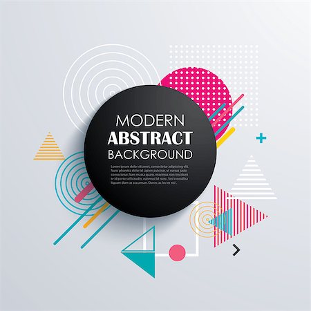 simsearch:400-07210913,k - Abstract circle geometric pattern design and background. Use for modern design, cover, template, decorated, brochure, flyer. Stockbilder - Microstock & Abonnement, Bildnummer: 400-09080558