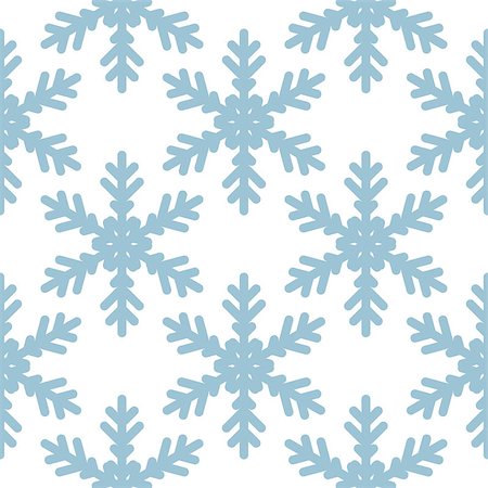 simsearch:400-08814672,k - Seamless pattern with snowflakes on white background. Vector Illustration Stock Photo - Budget Royalty-Free & Subscription, Code: 400-09080743