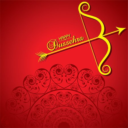 ravana - dussehra festival greeting or poster design stock vector Foto de stock - Super Valor sin royalties y Suscripción, Código: 400-09080786