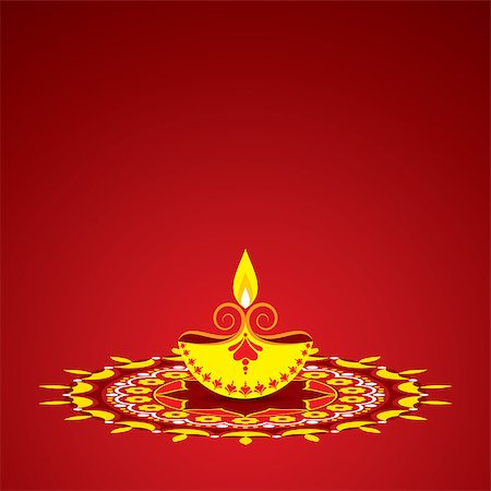 simsearch:400-07757031,k - Diwali utsav greeting or poster card Foto de stock - Super Valor sin royalties y Suscripción, Código: 400-09081123