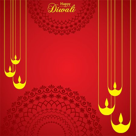 simsearch:400-07757031,k - Diwali utsav greeting or poster card Foto de stock - Super Valor sin royalties y Suscripción, Código: 400-09081145