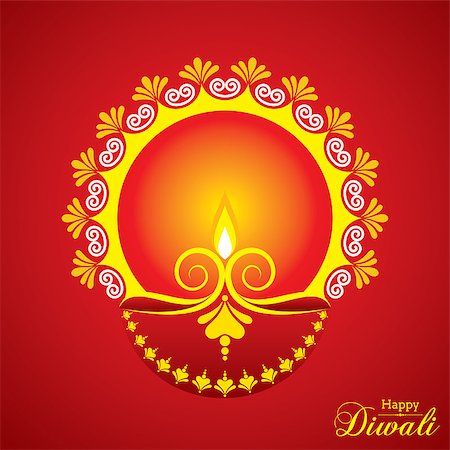 simsearch:400-07757031,k - Diwali utsav greeting or poster card Foto de stock - Super Valor sin royalties y Suscripción, Código: 400-09081146