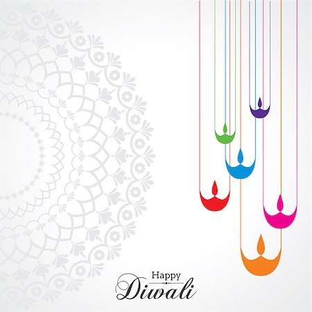 simsearch:400-07757031,k - Diwali utsav greeting or poster card Foto de stock - Super Valor sin royalties y Suscripción, Código: 400-09081150