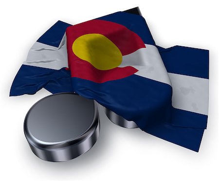 simsearch:400-07032438,k - music note symbol and flag of colorado - 3d rendering Stockbilder - Microstock & Abonnement, Bildnummer: 400-09081399