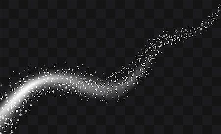 simsearch:400-09081846,k - Vector white glitter trail particles background effect for luxury greeting rich card. Sparkling texture. Star dust sparks in explosion on black background. Use for your product element. Stock Photo - Budget Royalty-Free & Subscription, Code: 400-09081838