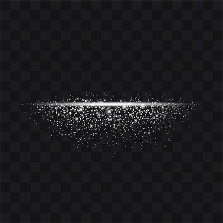 Vector white glitter trail particles background effect for luxury greeting rich card. Sparkling texture. Star dust sparks in explosion on black background. Use for your product element. Foto de stock - Super Valor sin royalties y Suscripción, Código: 400-09081841