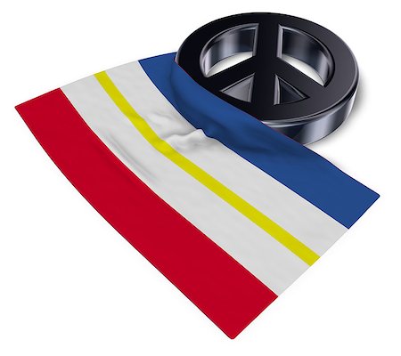 simsearch:400-06419591,k - peace symbol and flag of mecklenburg-vorpommern - 3d rendering Stock Photo - Budget Royalty-Free & Subscription, Code: 400-09081866