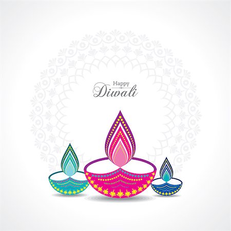 simsearch:400-07757031,k - Diwali utsav greeting or poster card Foto de stock - Super Valor sin royalties y Suscripción, Código: 400-09082008