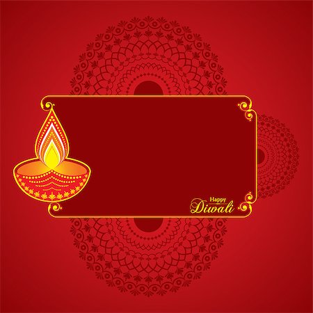 simsearch:400-07757031,k - Illustration of Diwali utsav greeting or poster card Foto de stock - Super Valor sin royalties y Suscripción, Código: 400-09082019