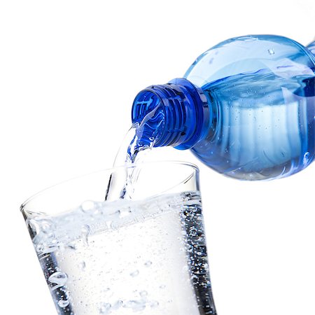 simsearch:400-09082204,k - Pouring fresh mineral water from a bottle into a glass, hydration and diet concept Stock Photo - Budget Royalty-Free & Subscription, Code: 400-09082215