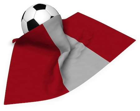 drizzd (artist) - soccer ball and flag of peru - 3d rendering Foto de stock - Royalty-Free Super Valor e Assinatura, Número: 400-09082544