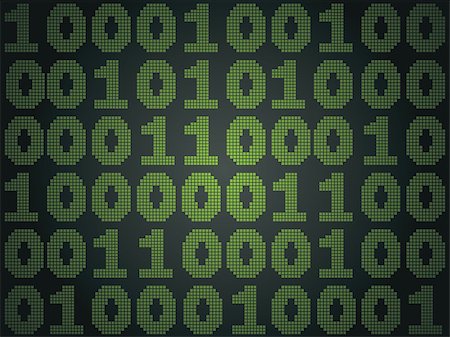 simsearch:400-08696669,k - Green binary computer code, abstract numeral background. Foto de stock - Royalty-Free Super Valor e Assinatura, Número: 400-09083313