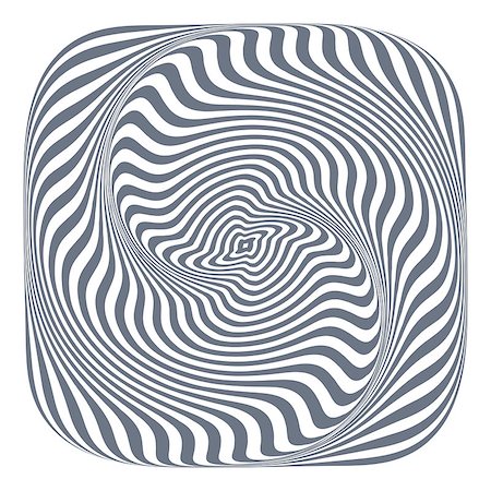 simsearch:400-07052693,k - Abstract op art design element. Lines texture. Vector illustration. Stock Photo - Budget Royalty-Free & Subscription, Code: 400-09083591