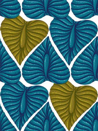 simsearch:400-08754428,k - Vector vintage seamless pattern with exotic plants. Pattern with vintage exotic tropical leaves. Stock Photo - Budget Royalty-Free & Subscription, Code: 400-09094689