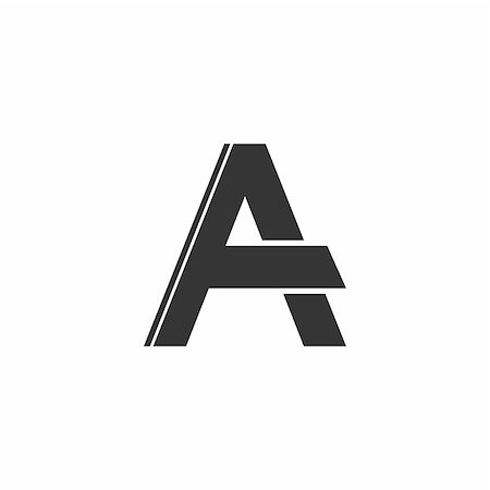 simsearch:400-08495212,k - stylized letters of black color with stripe Photographie de stock - Aubaine LD & Abonnement, Code: 400-09095182