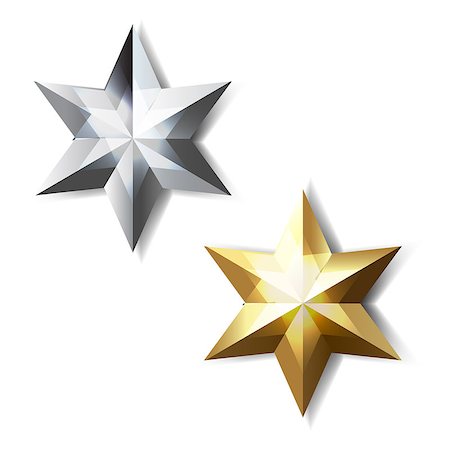 simsearch:400-07052920,k - Golden  And Silver Stars With Gradient Mesh, Vector Illustration Foto de stock - Super Valor sin royalties y Suscripción, Código: 400-09095368