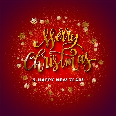 simsearch:400-08411550,k - Illustartion of Gold glittering star dust circle with merry christmas and happy new year lettering Stock Photo - Budget Royalty-Free & Subscription, Code: 400-09095751