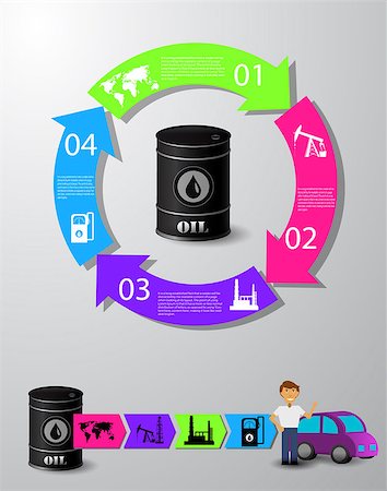 simsearch:400-07573103,k - Industrial concept info graphic design,oil production vector Foto de stock - Super Valor sin royalties y Suscripción, Código: 400-09097602