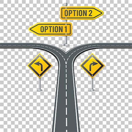 strategy navigation - Business Concept with Timeline Road Infographics and Road Signs on Transparent Background. Flat style icons. Isolated Vector Illustration Stock Photo - Budget Royalty-Free & Subscription, Code: 400-09097820