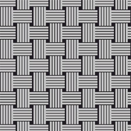 simsearch:400-09098204,k - Sennit twist seamless vector pattern. Geometric repeating background. Stock Photo - Budget Royalty-Free & Subscription, Code: 400-09098215