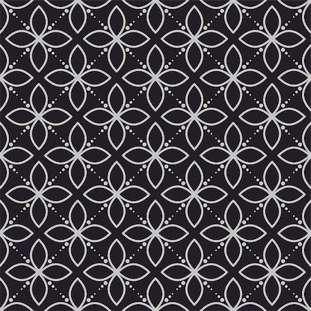 simsearch:400-09098204,k - Geometry flower dark seamless vector pattern. Blue repeating background. Stock Photo - Budget Royalty-Free & Subscription, Code: 400-09098213
