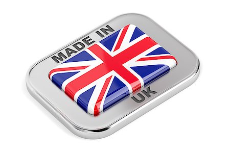 simsearch:400-06326700,k - Made in United Kingdom badge on white background Stock Photo - Budget Royalty-Free & Subscription, Code: 400-09098250