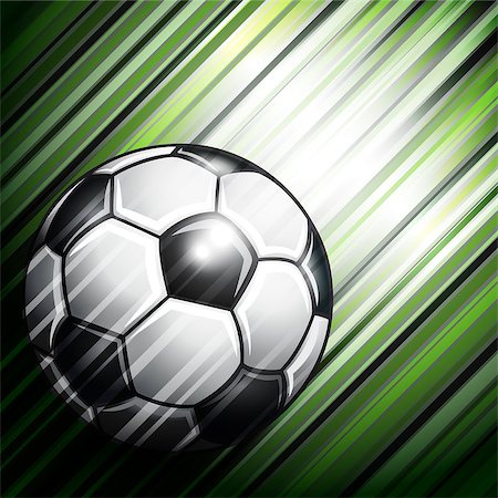 simsearch:400-08955612,k - Soccer ball on colorful background. Vector illustration. Stockbilder - Microstock & Abonnement, Bildnummer: 400-09098417