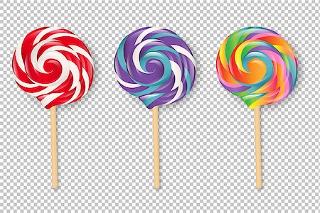 simsearch:400-07449438,k - Lollipop Set, Vector Illustration Stock Photo - Budget Royalty-Free & Subscription, Code: 400-09090027