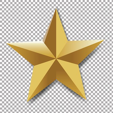 Golden Star Gradient Mesh, Vector Illustration Photographie de stock - Aubaine LD & Abonnement, Code: 400-09090078