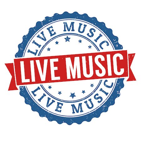 simsearch:400-04284156,k - Live music sign or stamp on white background, vector illustration Photographie de stock - Aubaine LD & Abonnement, Code: 400-09090282