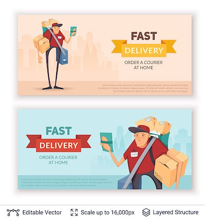 simsearch:400-07975467,k - Delivery concept background. Vector illustration easy to edit. Stock Photo - Budget Royalty-Free & Subscription, Code: 400-09090967