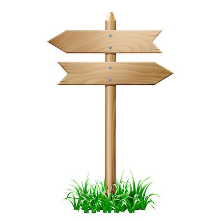 simsearch:400-09117481,k - Wooden signboard in a grass. Vector illustration eps10 Foto de stock - Super Valor sin royalties y Suscripción, Código: 400-09090990