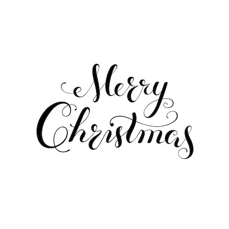 Merry Christmas vector text Calligraphic Lettering design card templateCreative typography for Holiday Greeting Gift Poster. Calligraphy Font style Banner Photographie de stock - Aubaine LD & Abonnement, Code: 400-09091741