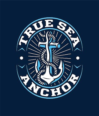ryanpaul (artist) - Colored vector true sea anchor design for any use Foto de stock - Super Valor sin royalties y Suscripción, Código: 400-09091801