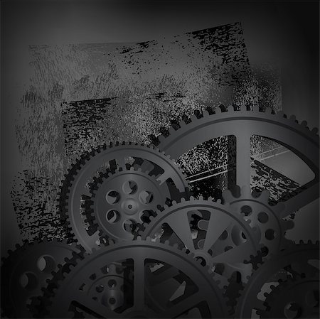 dyha1965 (artist) - abstract grunge technology background, vector illustration clip-art Photographie de stock - Aubaine LD & Abonnement, Code: 400-09092824