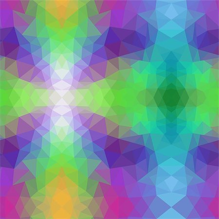 vector abstract irregular polygon pattern with a triangular in full color rainbow spectrum colors Stock Photo - Budget Royalty-Free & Subscription, Code: 400-09093395